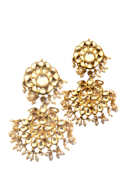 Kundan earrings