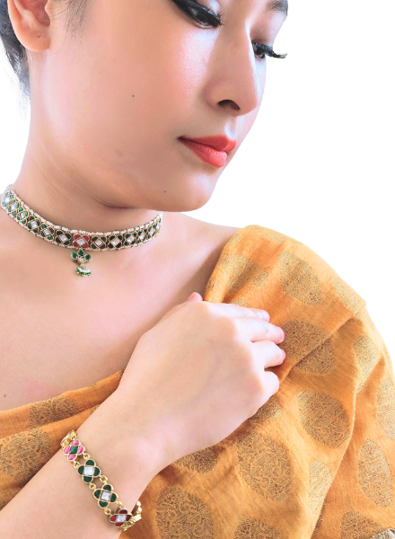 Kundan delicate choker