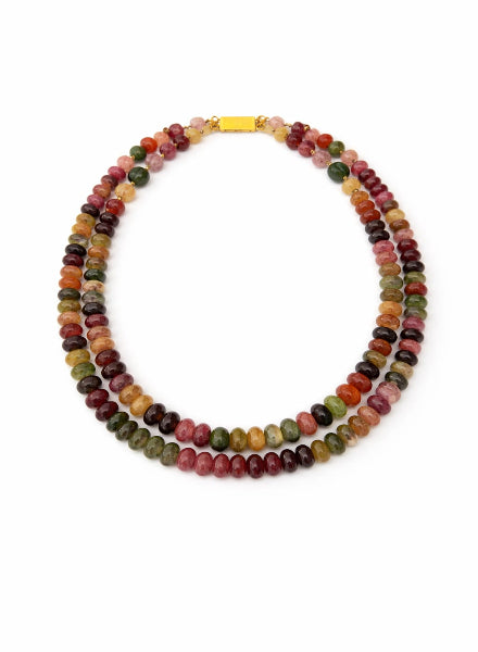 Multicolored beaded necklace 
