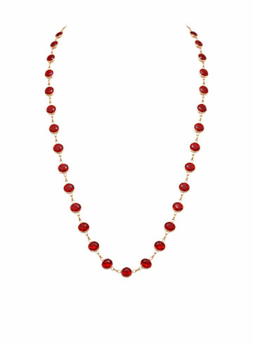 Minimalistic Ruby necklace