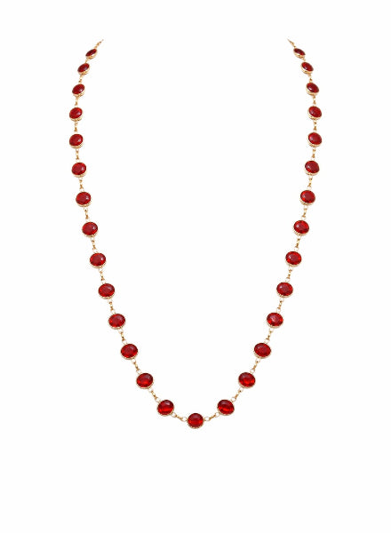 Minimalistic Ruby necklace