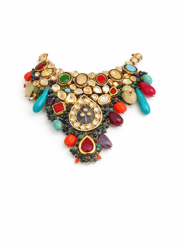 Kundan stitched choker