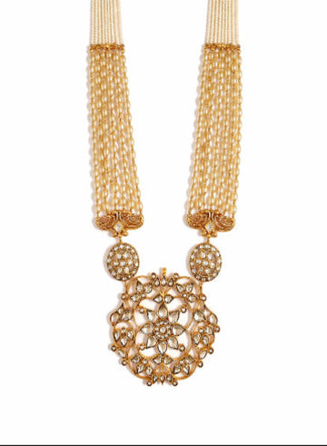 Polki pearl necklace