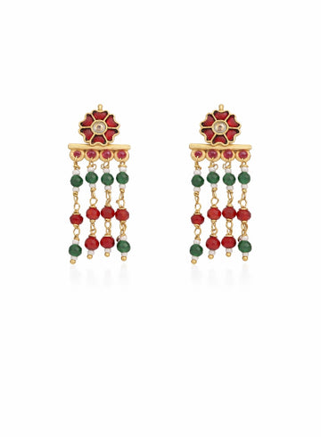Tassel Tales Flower Earrings