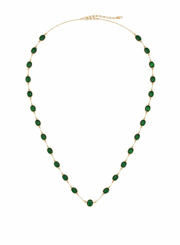 Minimalistic green onyx string