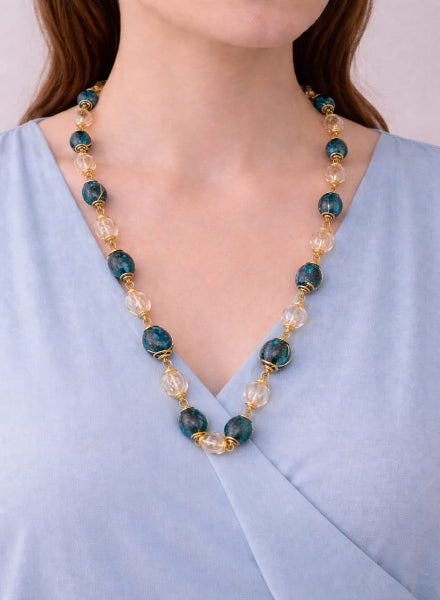 Bead Story Crystal necklace