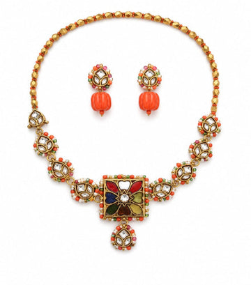 Navrattan Coral set