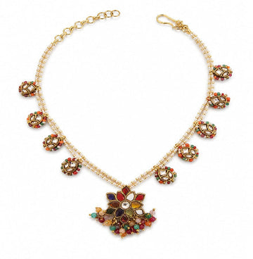 Navrattan Pearl necklace