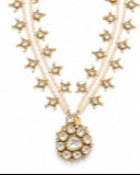 White polki necklace