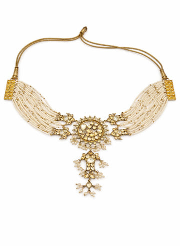 Choker with Kundan & pearls