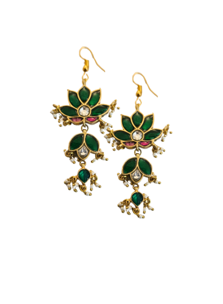 Green earings