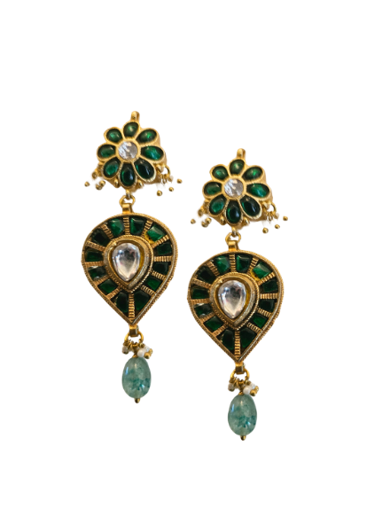 Green earings
