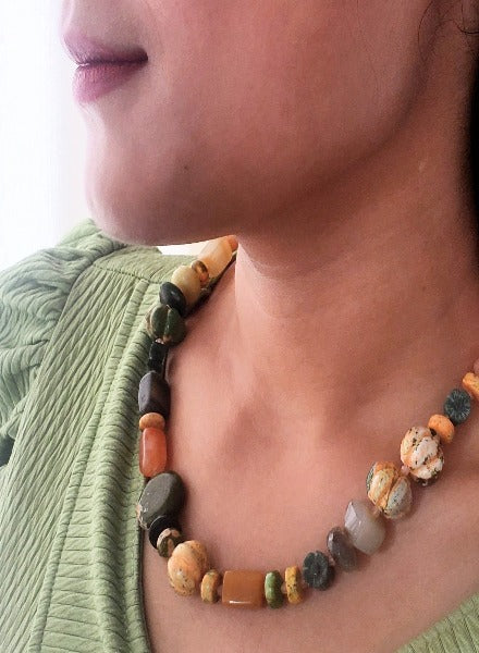 Eclectic Jade Necklace